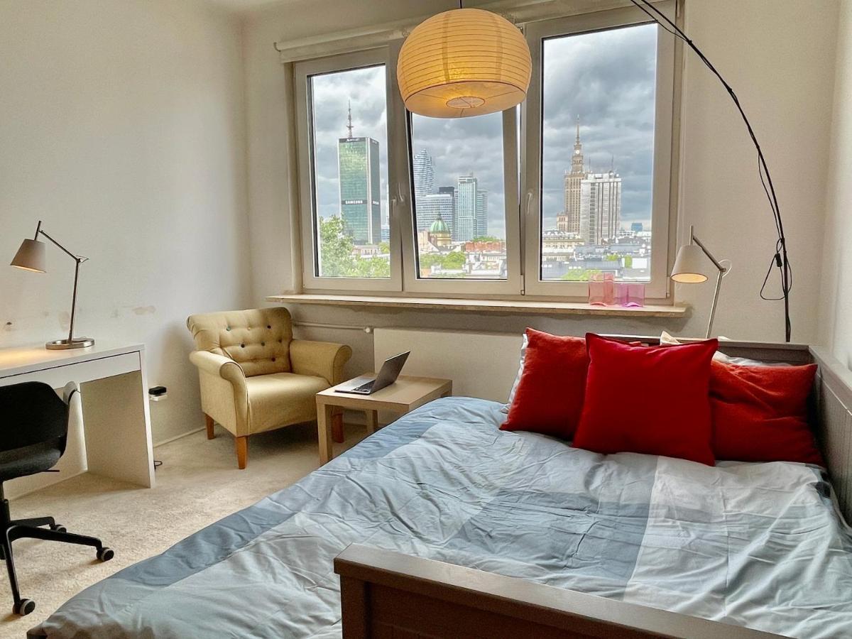 Ferienwohnung Super Beauty Metro Wifi 65'Tv Netflix Hbo Appletv+ Warschau Exterior foto