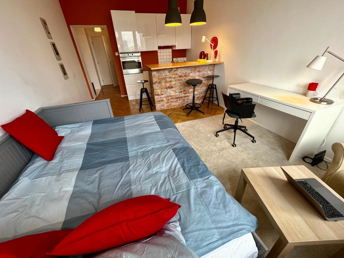 Ferienwohnung Super Beauty Metro Wifi 65'Tv Netflix Hbo Appletv+ Warschau Exterior foto