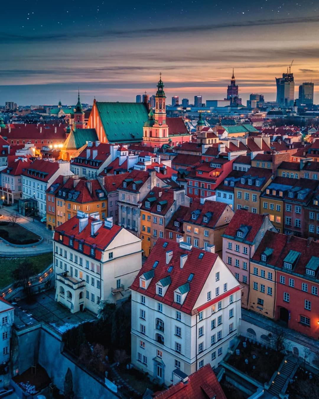 Ferienwohnung Super Beauty Metro Wifi 65'Tv Netflix Hbo Appletv+ Warschau Exterior foto