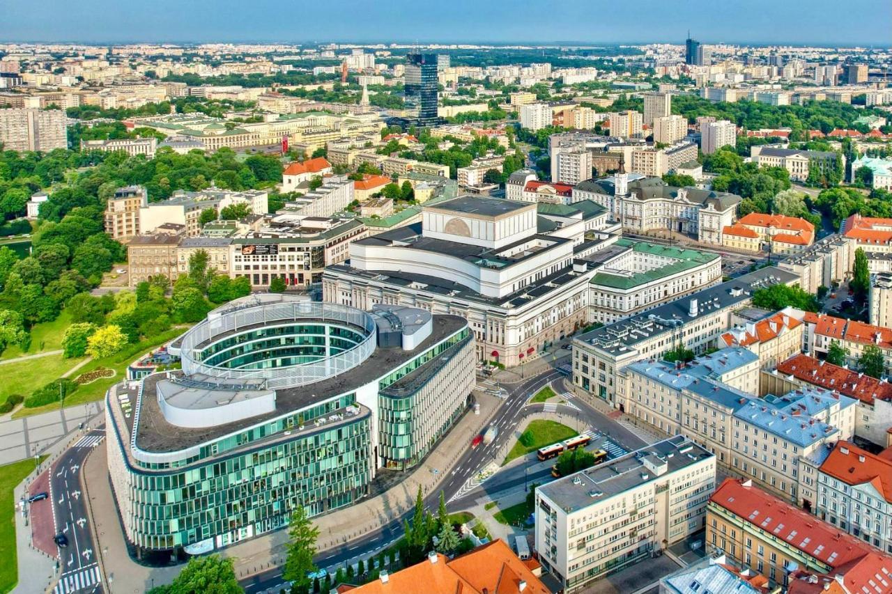 Ferienwohnung Super Beauty Metro Wifi 65'Tv Netflix Hbo Appletv+ Warschau Exterior foto