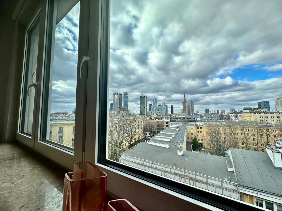 Ferienwohnung Super Beauty Metro Wifi 65'Tv Netflix Hbo Appletv+ Warschau Exterior foto