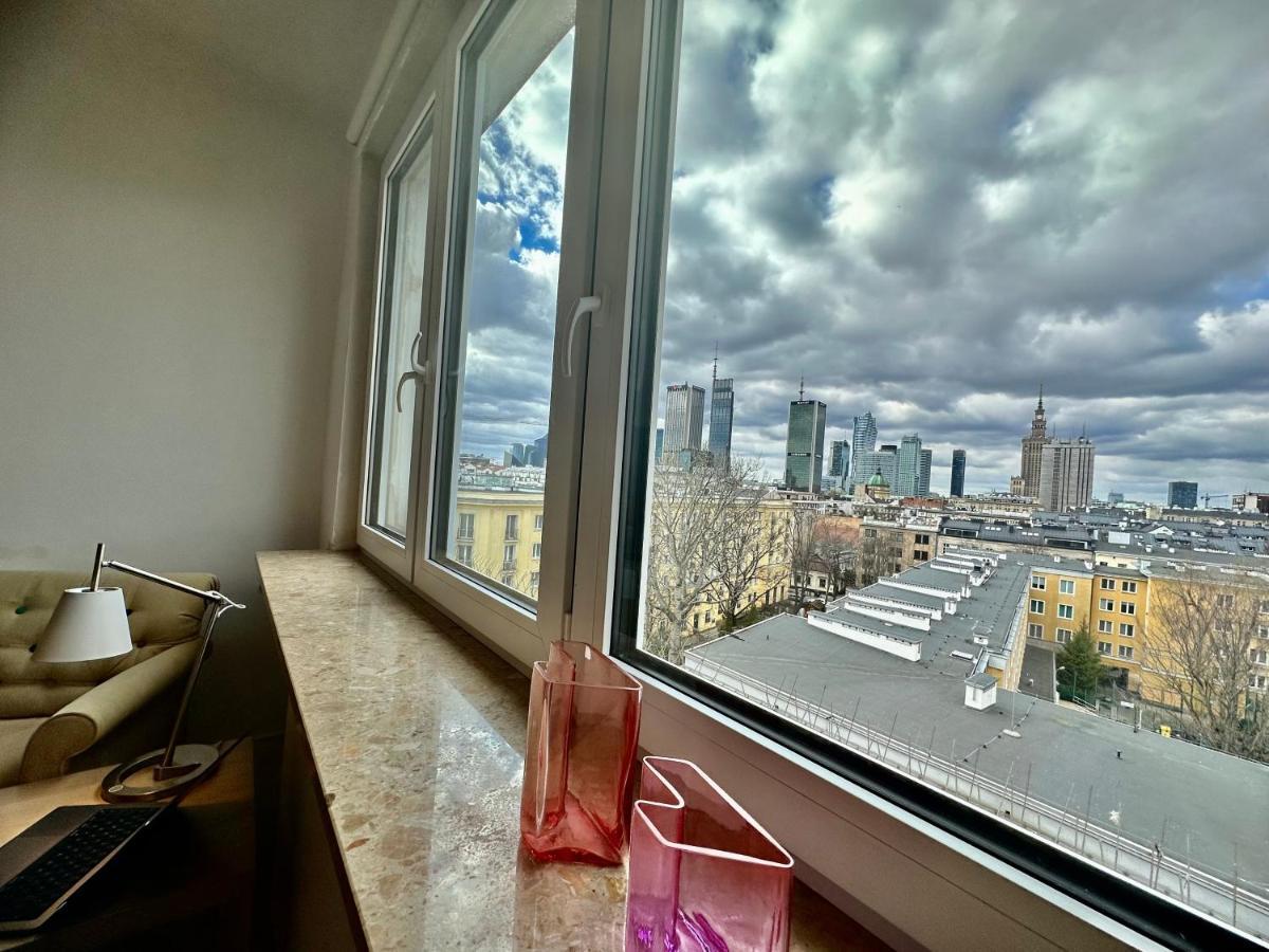 Ferienwohnung Super Beauty Metro Wifi 65'Tv Netflix Hbo Appletv+ Warschau Exterior foto